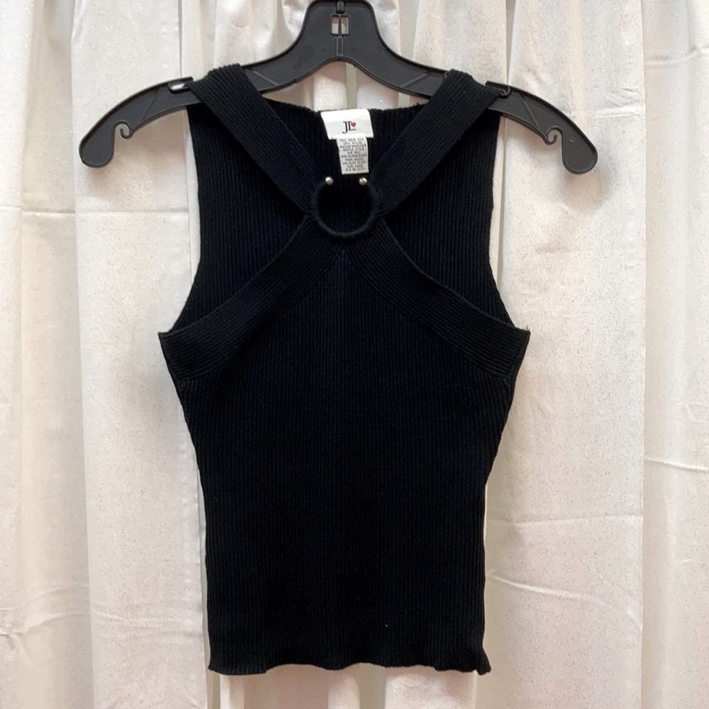 Black Juniors Tank Top
